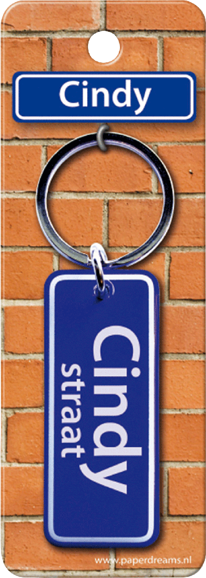Cindy Straat sleutelhanger