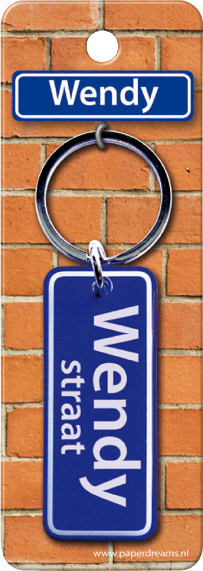 Wendy Straat sleutelhanger