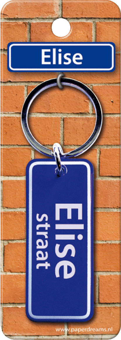 Elise Straat sleutelhanger