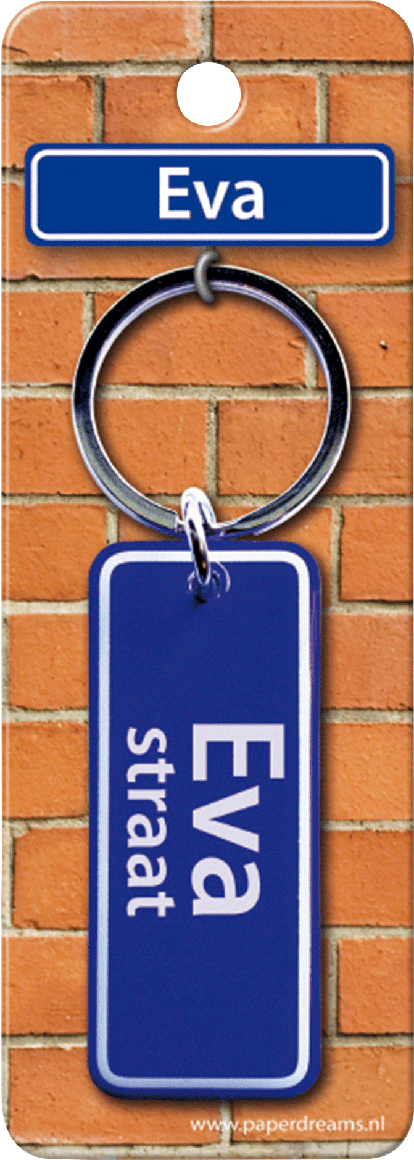 Eva Straat sleutelhanger