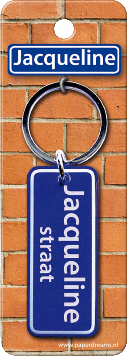 Jacqueline Straat sleutelhanger
