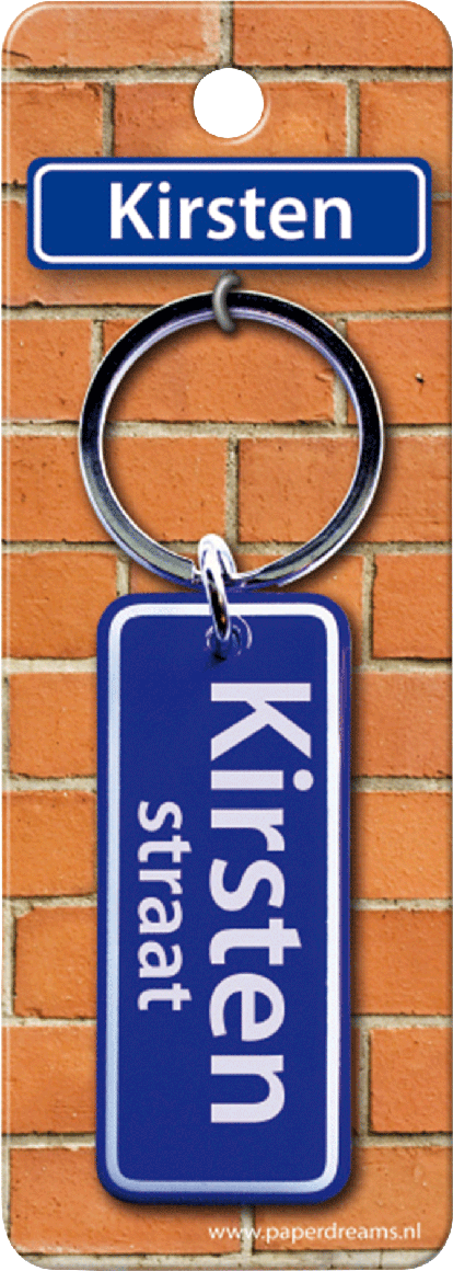 Kirsten Straat sleutelhanger