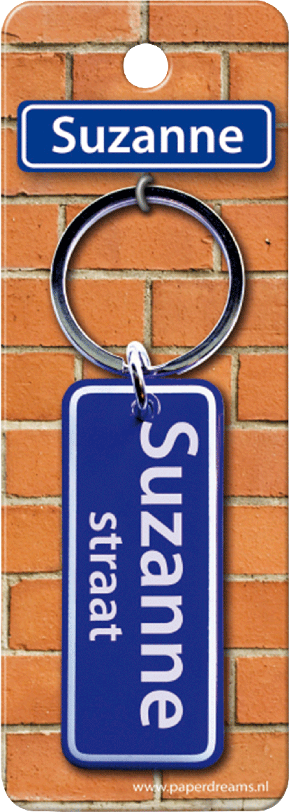 Suzanne Straat sleutelhanger