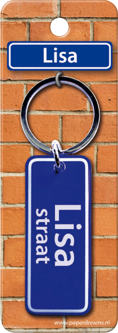 Lisa Straat sleutelhanger