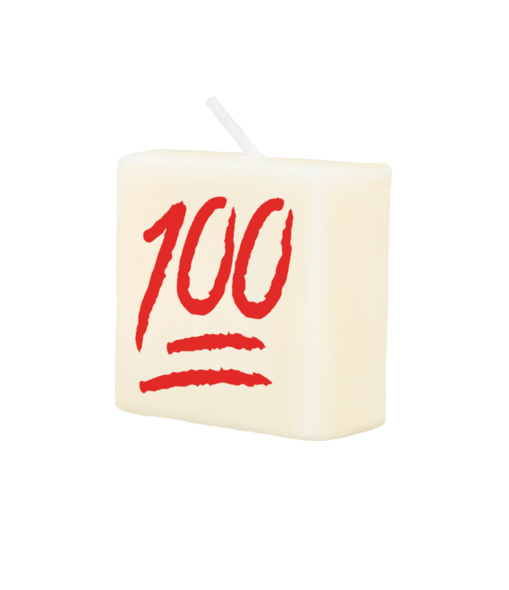 Cijferkaarsje 100