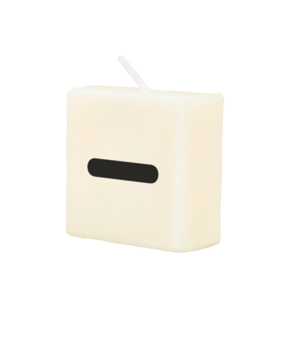 Blokkaarsje Middenstreepje