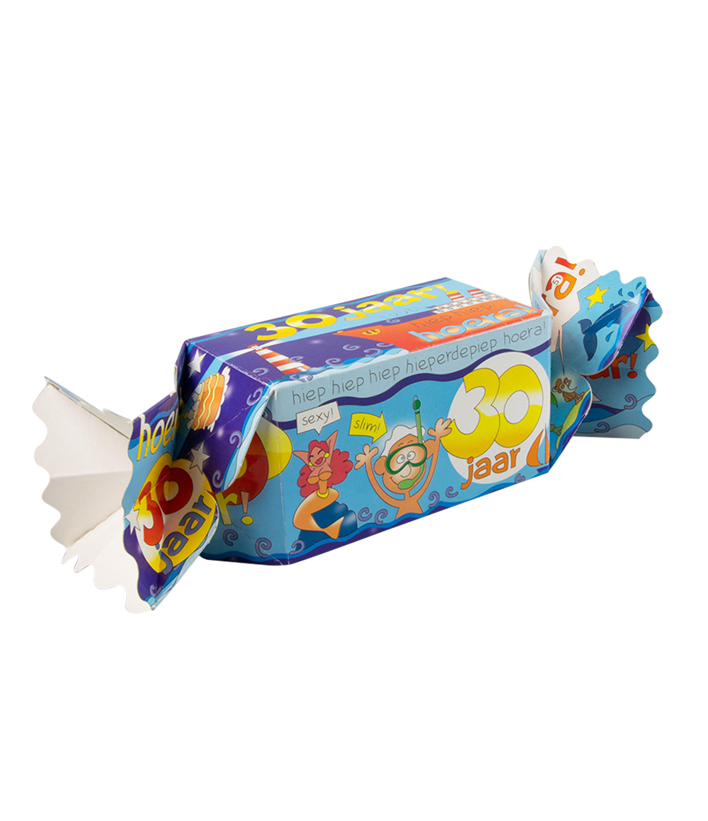 Snoepverpakking 30 jaar