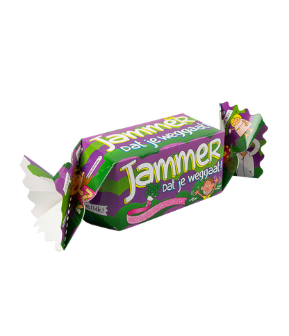 Snoepverpakking Jammer dat je weggaat