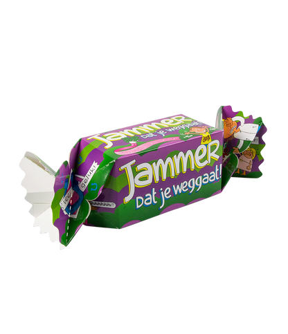 Snoepverpakking Jammer dat je weggaat
