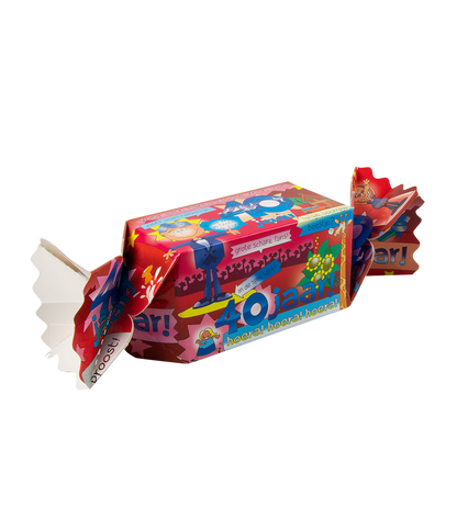 Snoepverpakking 40 jaar man