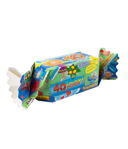 Snoepverpakking 40 jaar vrouw