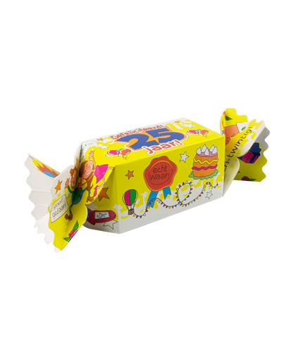 Snoepverpakking 25 jaar