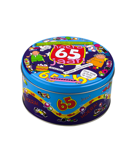 Snoeptrommel 65 jaar