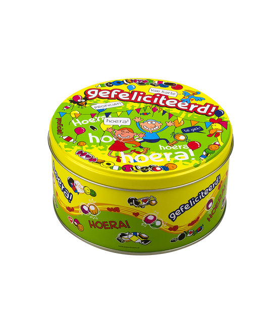 Snoeptrommel Gefeliciteerd