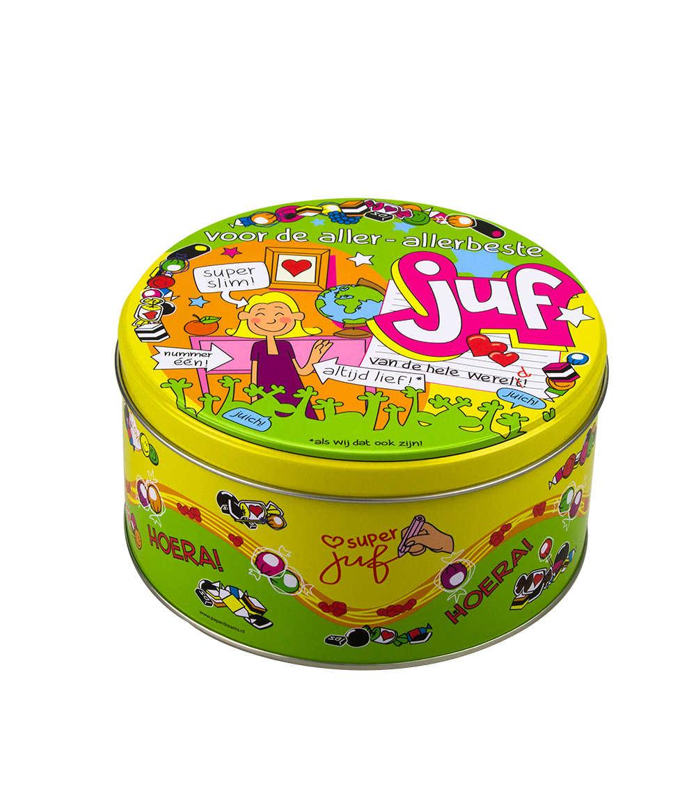 Snoeptrommel Juf