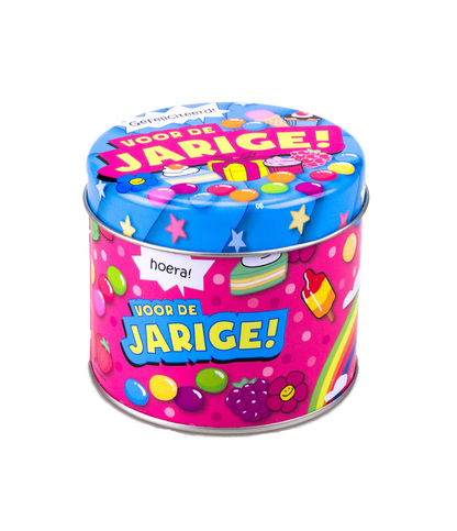 Snoepblikje Jarige