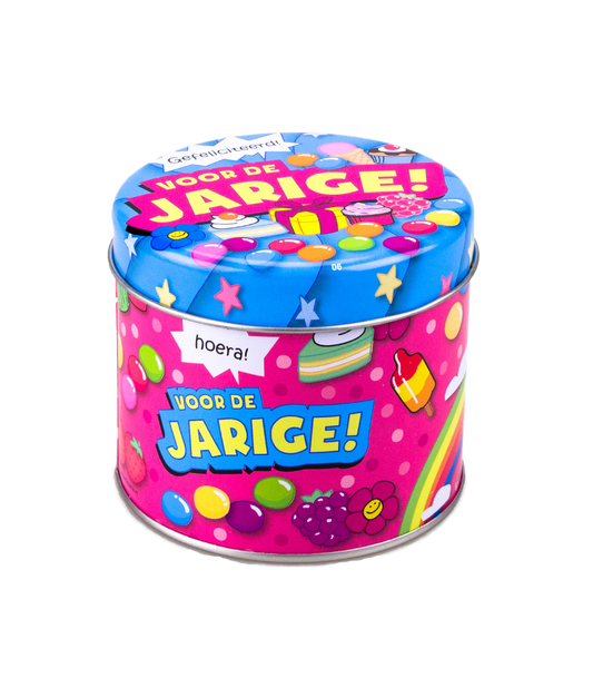 Snoepblikje Jarige