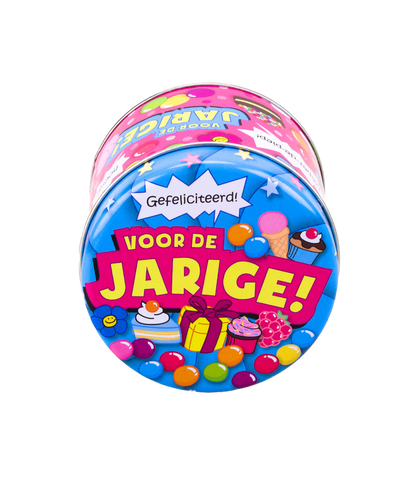 Snoepblikje Jarige