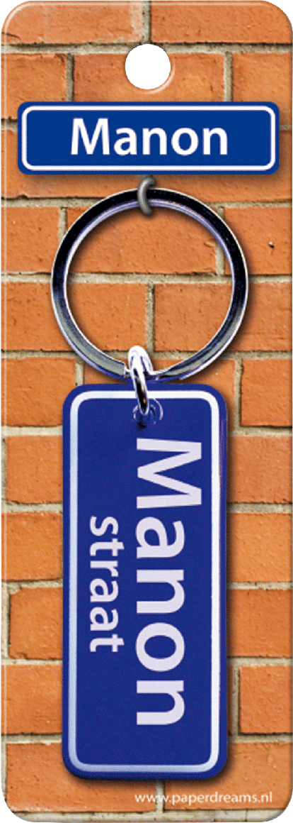 Manon Straat sleutelhanger