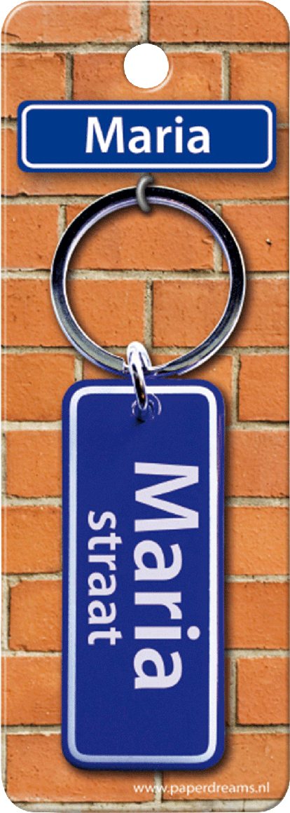 Maria Straat sleutelhanger