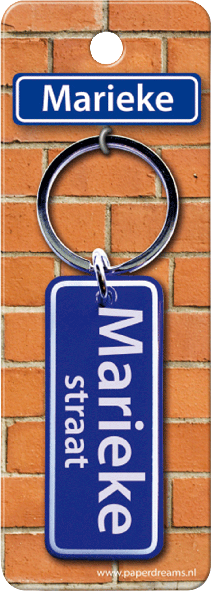 Marieke Straat sleutelhanger