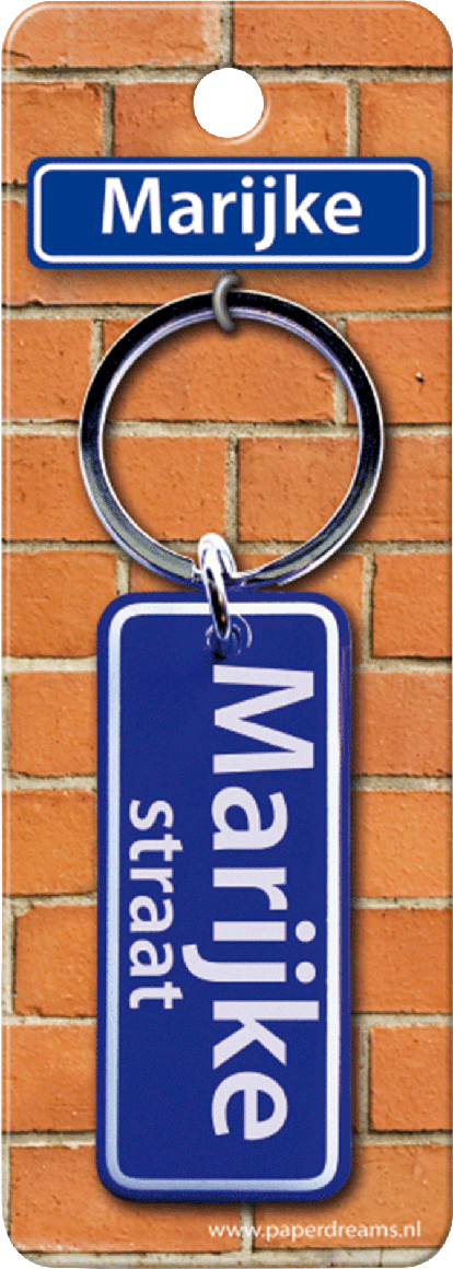 Marijke Straat sleutelhanger