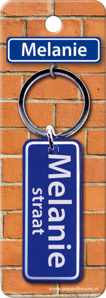 Melanie Straat sleutelhanger