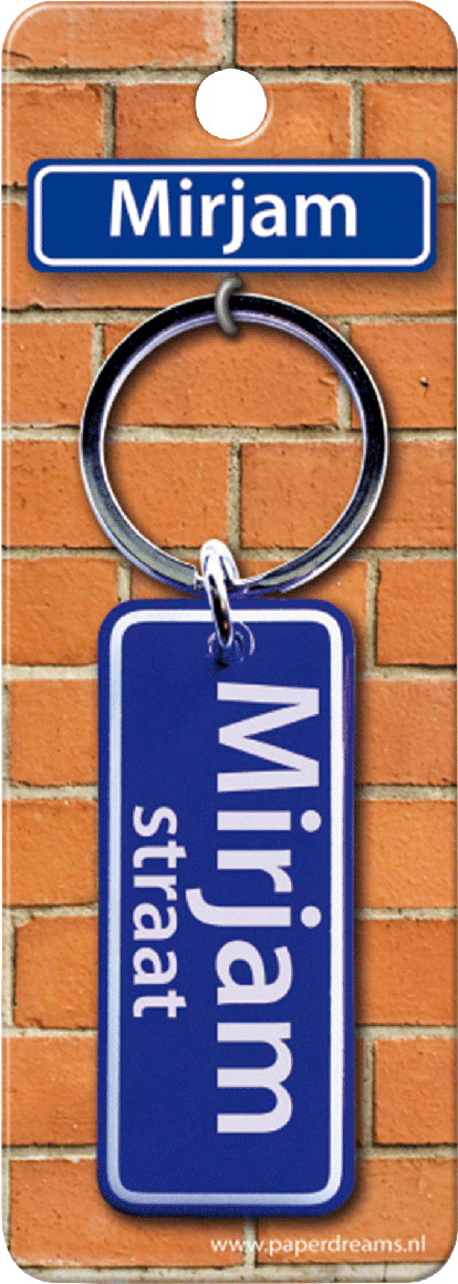 Mirjam Straat sleutelhanger