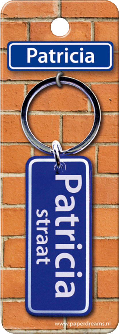 Patricia Straat sleutelhanger