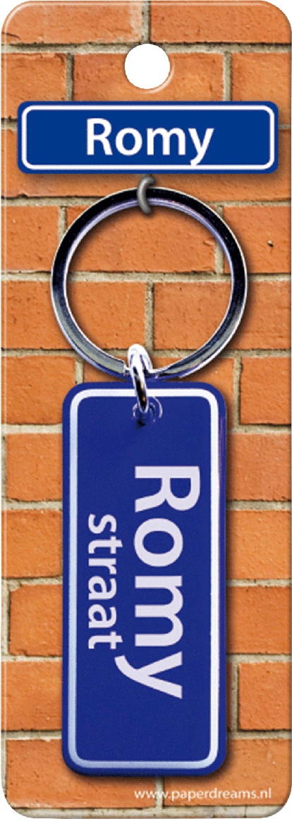 Romy Straat sleutelhanger
