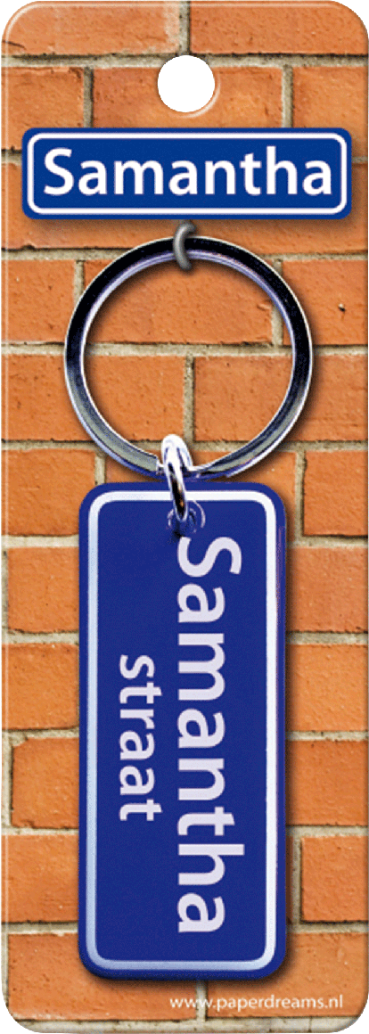 Samantha Straat sleutelhanger