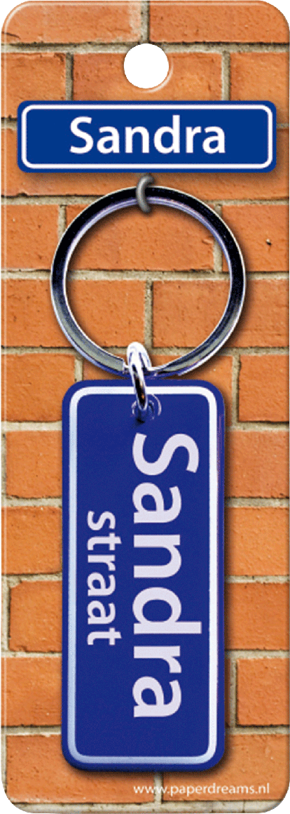 Sandra Straat sleutelhanger