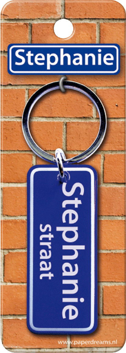 Stephanie Straat sleutelhanger