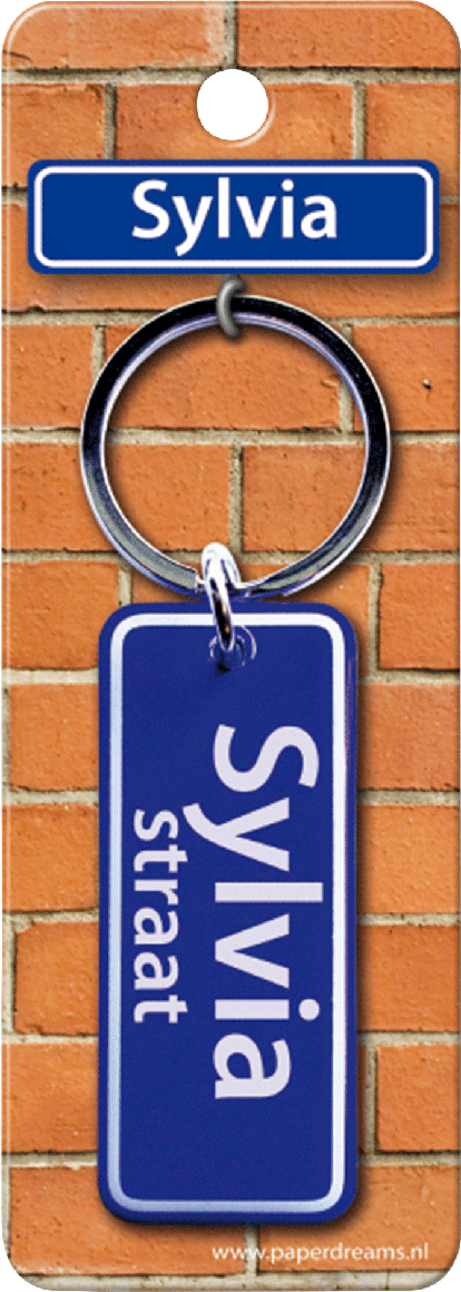 Sylvia Straat sleutelhanger
