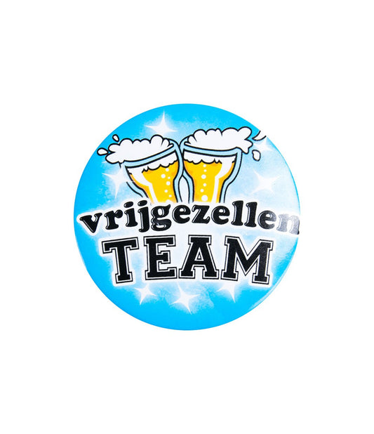 Button Vrijgezellenteam Man