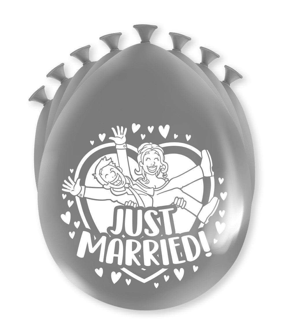 Ballonnen Just Married