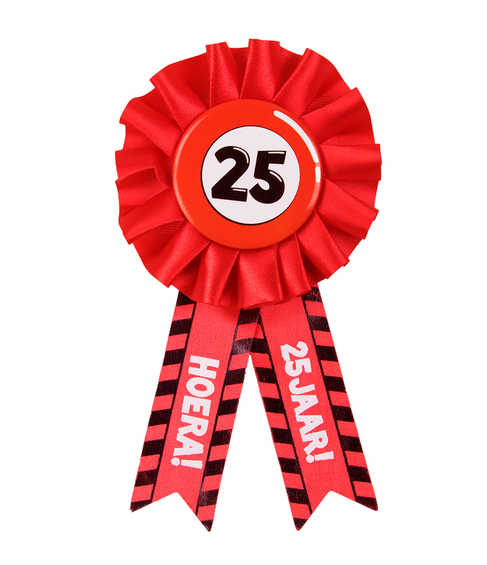 Party Rozet 25 jaar
