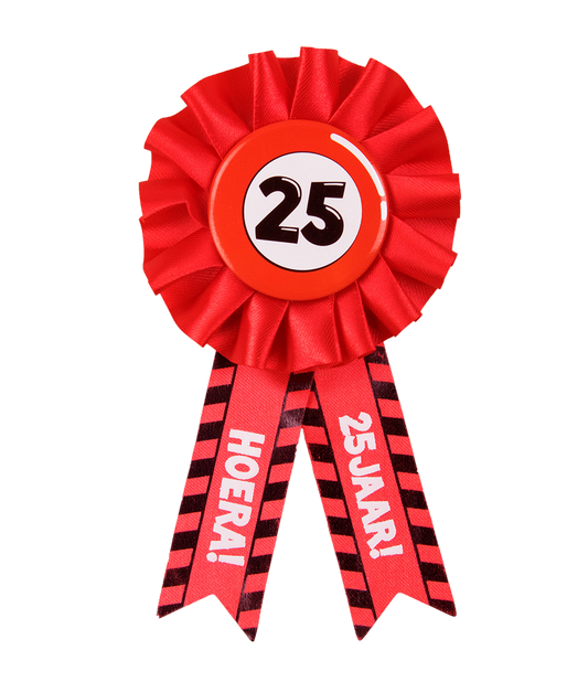 Party Rozet 25 jaar