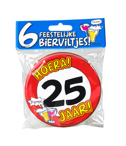 Bierviltjes 25 jaar