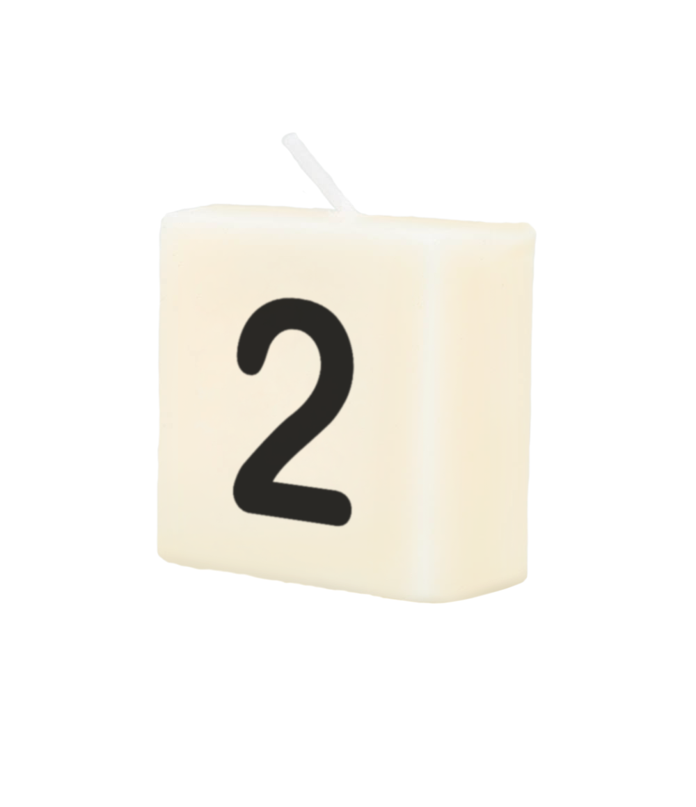 Cijferkaarsje 2
