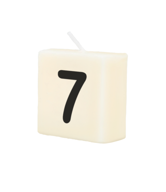 Cijferkaarsje 7