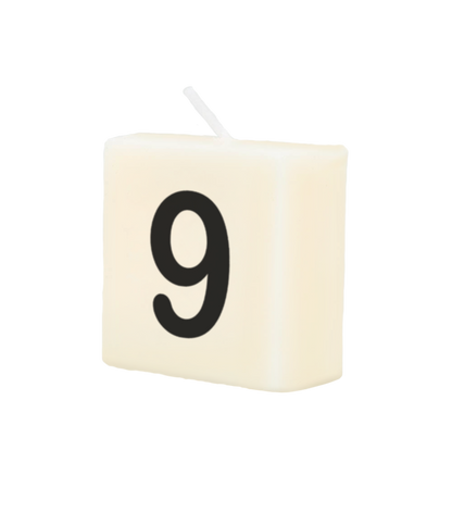 Cijferkaarsje 9