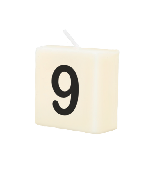 Cijferkaarsje 9