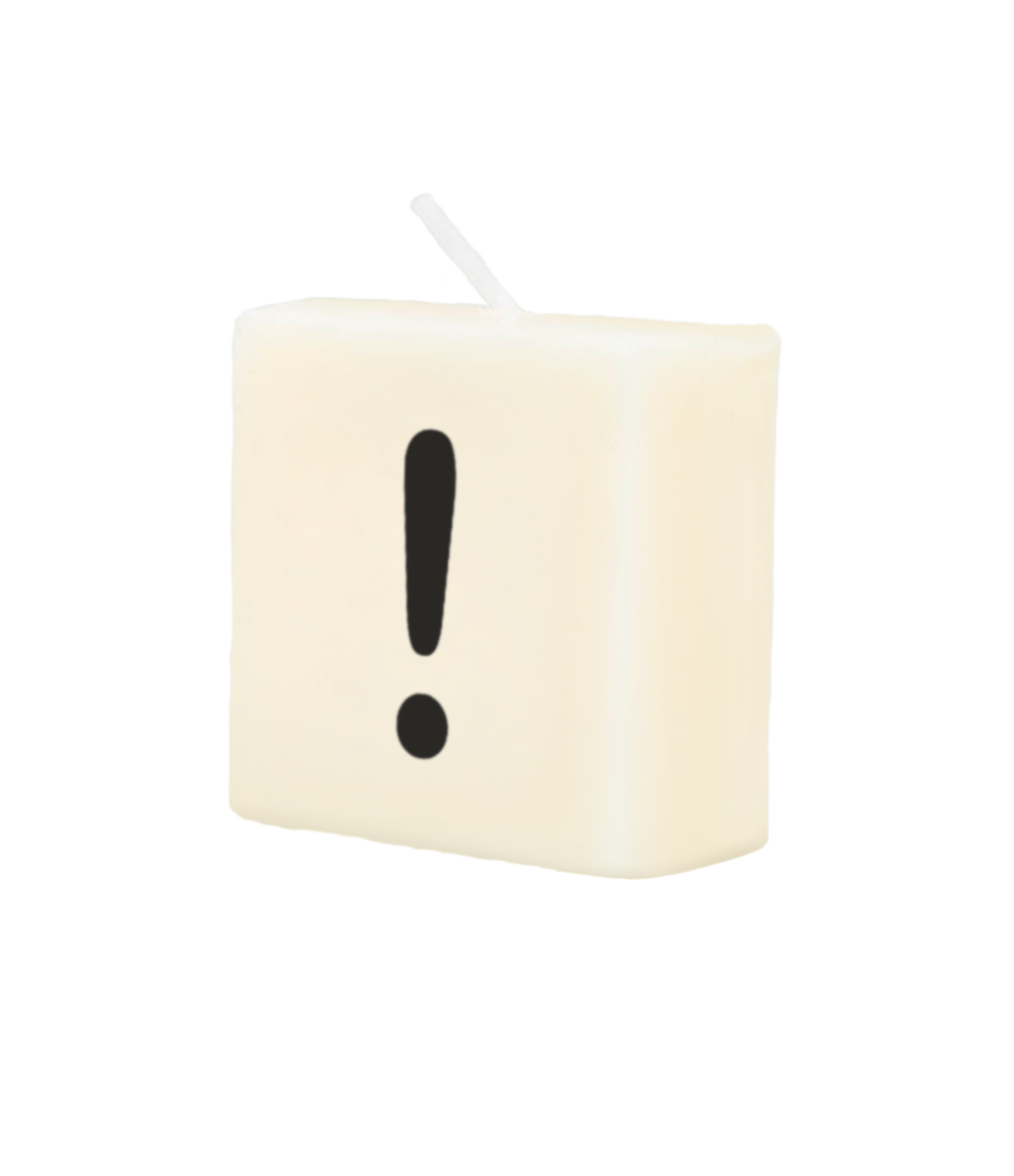 Blokkaarsje Uitroepteken