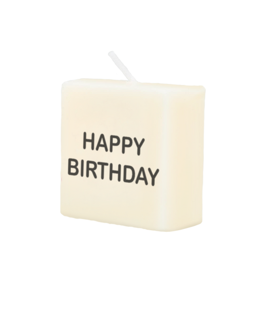 Blokkaarsje Happy Birthday
