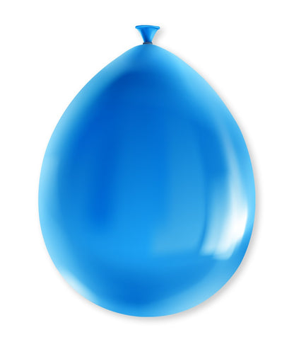 Ballonnen Metallic Blauw 30cm