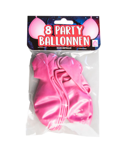 Ballonnen Metallic Roze 30cm