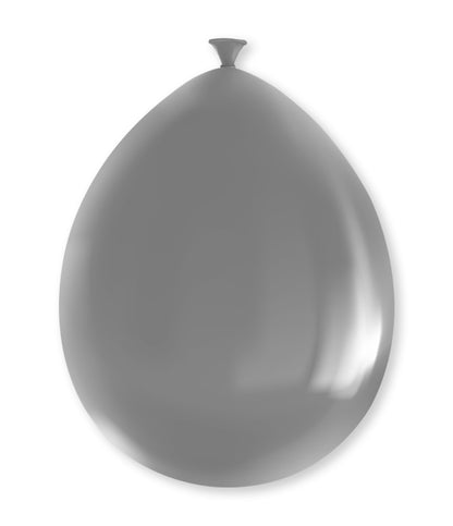 Ballonnen Metallic Zilver 30cm