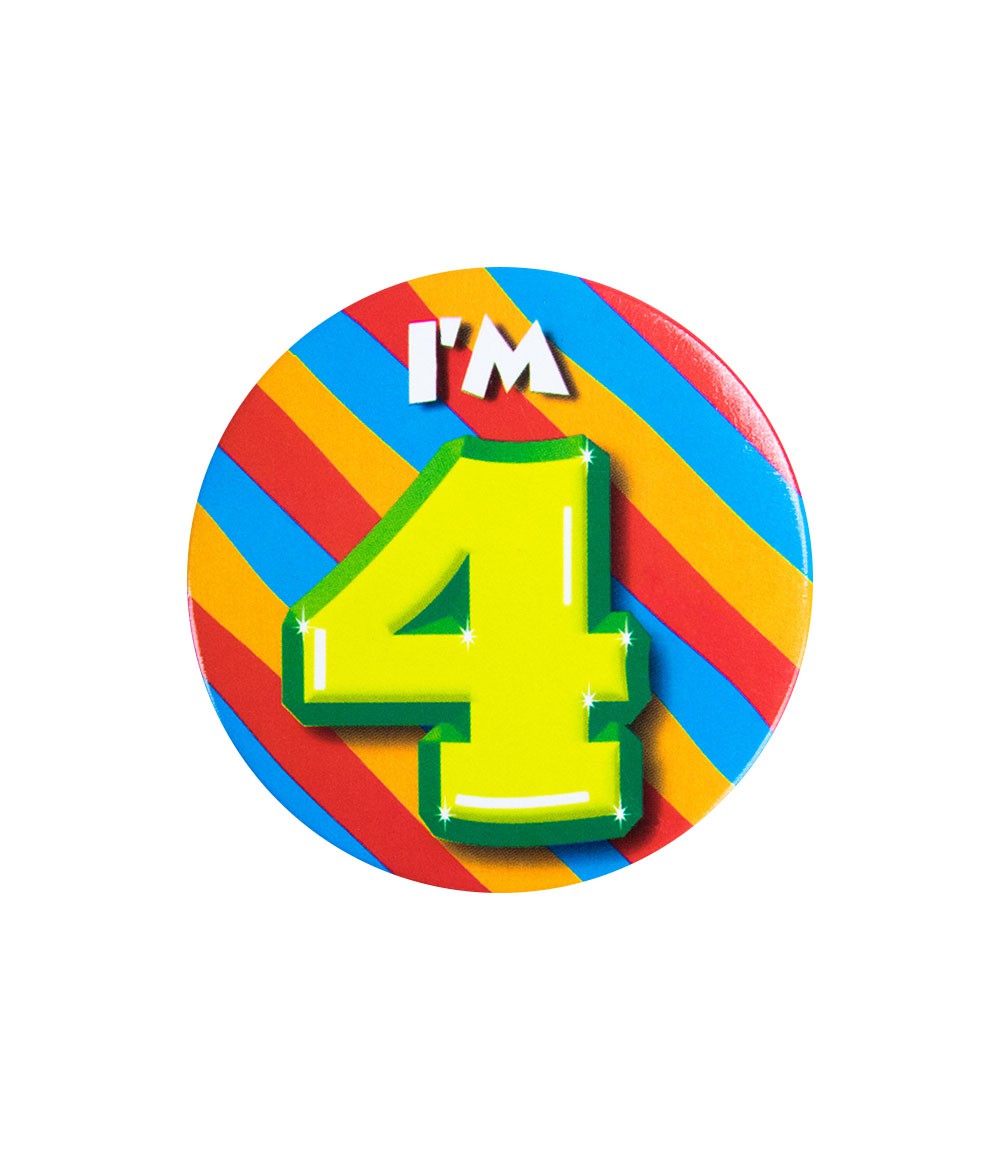 Leeftijdsbutton 4 jaar