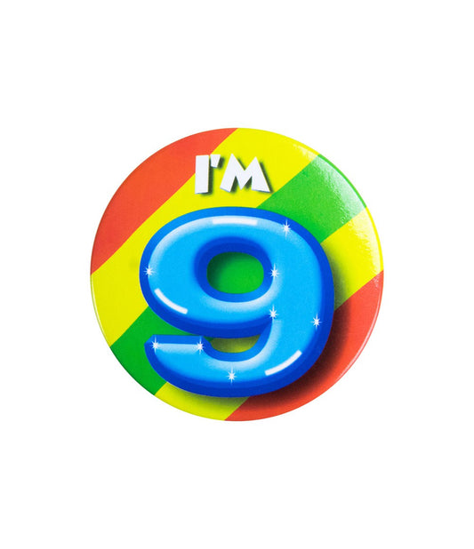 Button 9 jaar